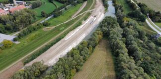 Sono in fase di completamento gli interventi urgenti per il ripristino delle frane lungo il fiume Reno