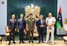 Saddam Haftar riceve l’ambasciatore italiano in Libia Gianluca Alberini