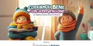 Influenza, ogni anno colpisce 1 bimbo su 4, campagna dei pediatri nelle scuole