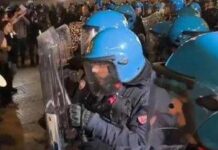 Italia-Israele, tensione a Udine dopo corteo pro-Pal: polizia usa idranti e lancia lacrimogeni