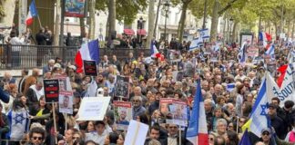 A Parigi una manifestazione per ricordare le vittime israeliane del 7 ottobre