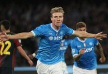 Napoli-Genoa 2-1, rimonta azzurra con Anguissa e Hojlund