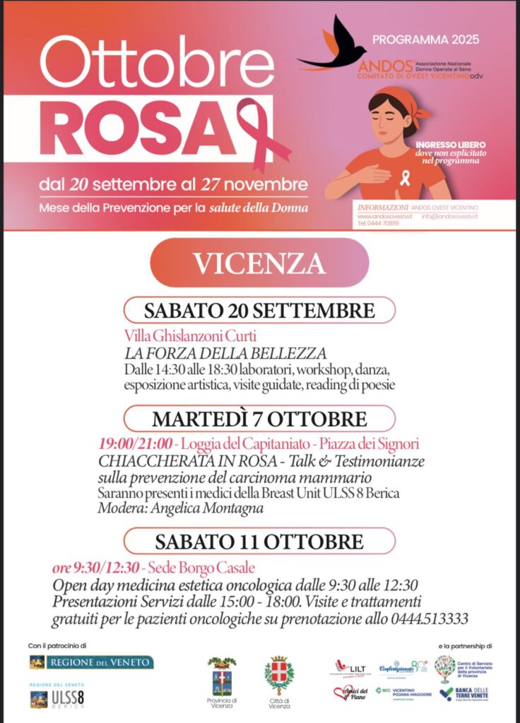 Ottobre rosa, mese della Prevenzione per la salute della Donna
