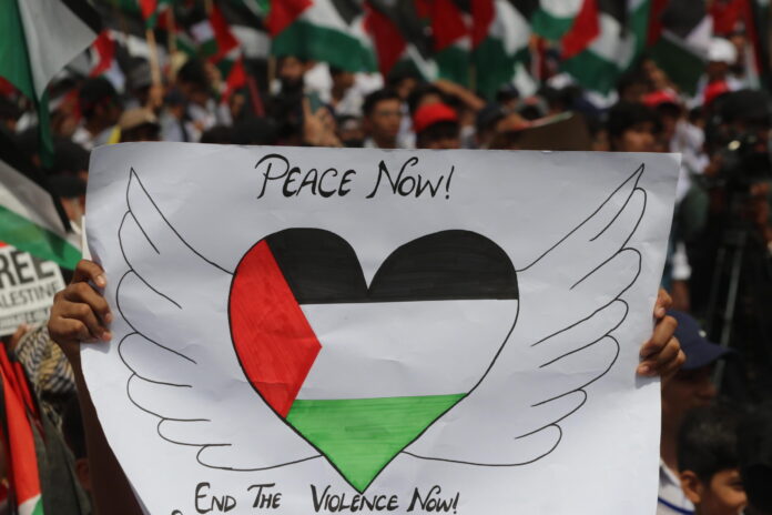 Pace a gaza (credits EPA/REHAN KHAN)