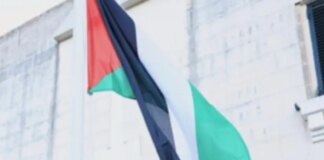 La bandiera palestinese sventola sull’Ambasciata a Malta