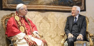 Il Papa al Quirinale, Mattarella “Rilanciare la soluzione due popoli due Stati”. Leone XIV “Lavorare per la pace nel mondo”