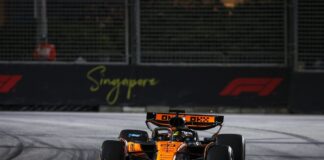 Piastri davanti a tutti nelle libere del venerdì a Singapore, Ferrari tra luci e ombre