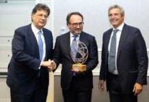 Gaetano Frulli premiato a Washington durante i 50 anni del Naif