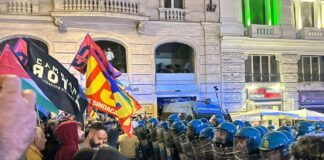 Pro-Pal a sostegno della Flotilla: a Roma 10 mila manifestanti in corteo nella notte, in duemila in piazza a Firenze