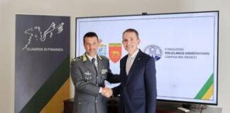 Salute, firmata la convenzione tra Guardia di Finanza Lazio e Policlinico Campus Bio-Medico