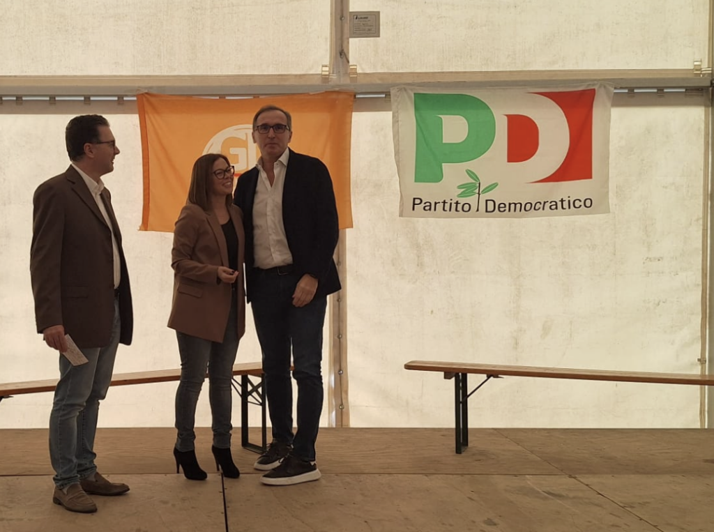 Elezioni regionali per il Veneto 2025, Chiara Luisetto (PD) tra Manildo e Boccia a Maddalene