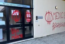 Vicenza: nuove scritte No Vax e minacce contro i medici all’ULSS 8 Berica. Reazioni politiche da Zaia a Zanettin Scritte no vax vicenza OTTOBRE 2025