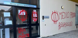 Vicenza: nuove scritte No Vax e minacce contro i medici all’ULSS 8 Berica. Reazioni politiche da Zaia a Zanettin Scritte no vax vicenza OTTOBRE 2025