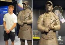 Sinner di… terracotta, Shanghai omaggia Jannik con una statua