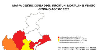 Morti sul lavoro, in Veneto situazione drammatica: regione seconda solo alla Lombardia per numero di vittime morti sul lavoro in Veneto
