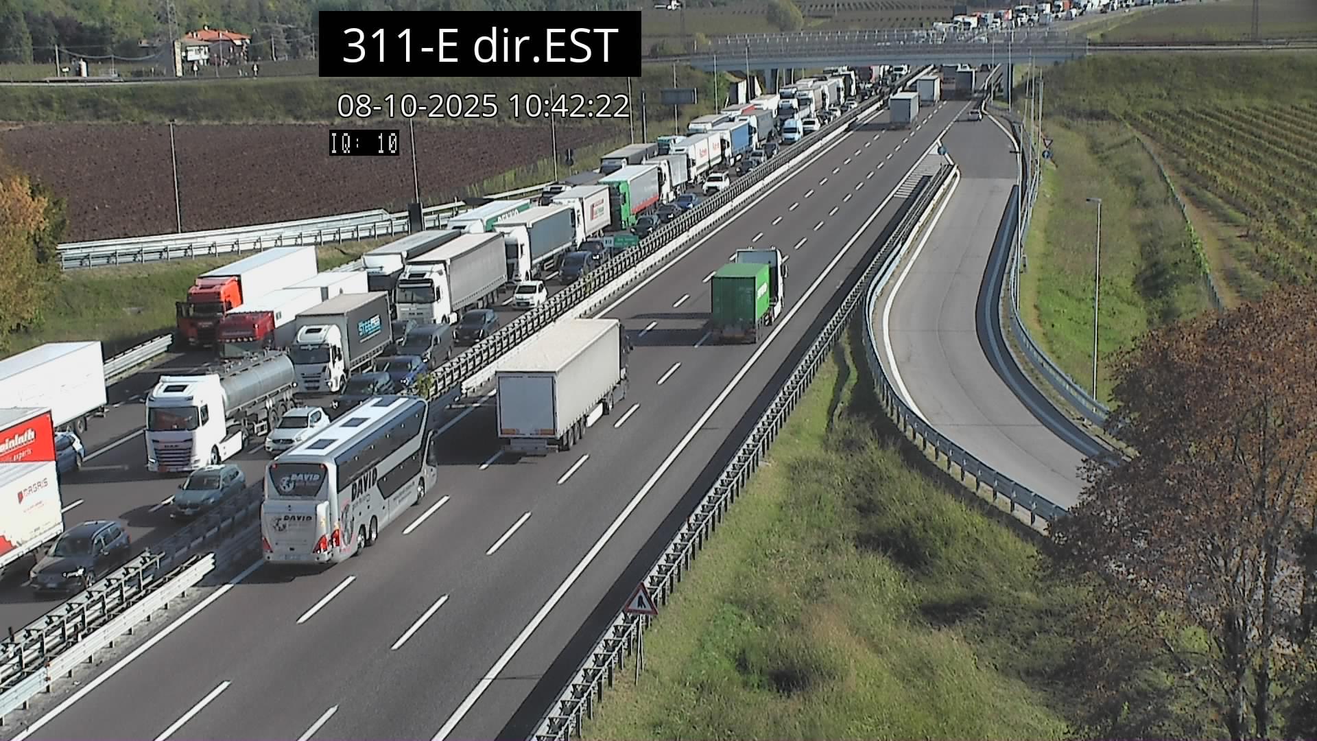 Incidente in A4 tra San Bonifacio e Verona Est: traffico bloccato