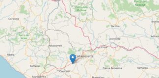 Terremoto nel Nisseno, registrata una scossa di magnitudo 3.4