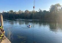 Silea (Treviso), recuperata auto nel Sile: morte le due persone a bordo