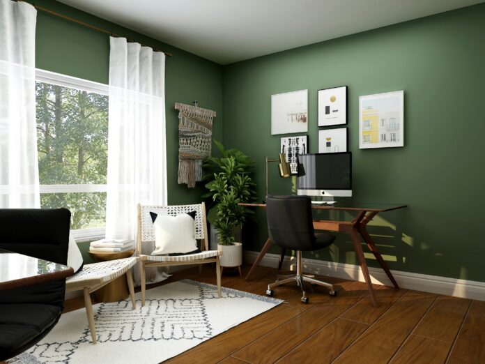 Un esempio di home office di design