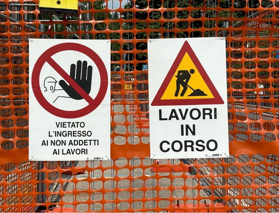 lavori in corso a Vicenza