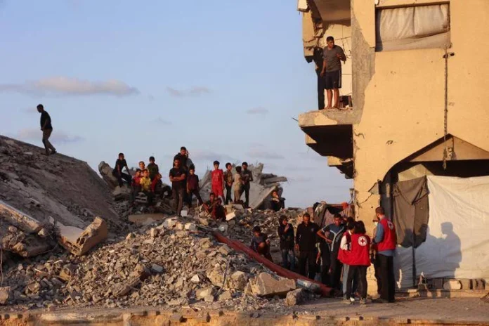 ricerca_corpi_ostaggi_crocerossa_afp gaza