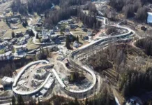 Milano-Cortina 2026: omologazione temporanea per lo Sliding Centre di Cortina d’Ampezzo sliding centre cortina center