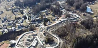 Milano-Cortina 2026: omologazione temporanea per lo Sliding Centre di Cortina d’Ampezzo sliding centre cortina center