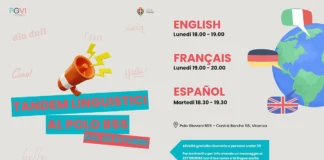 Polo B55 a Vicenza: al via i Tandem Linguistici gratuiti per giovani under 35. Si pratica inglese, francese e spagnolo tandem linguistici b55