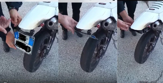 targa motorino vicenza