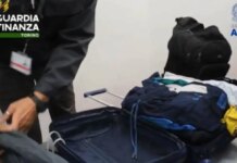 Sequestrati all’aeroporto di Torino 8,6 kg di cocaina, arrestato peruviano