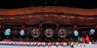 Cina: la cerimonia di apertura della 15ma edizione dei Giochi Nazionali (2)