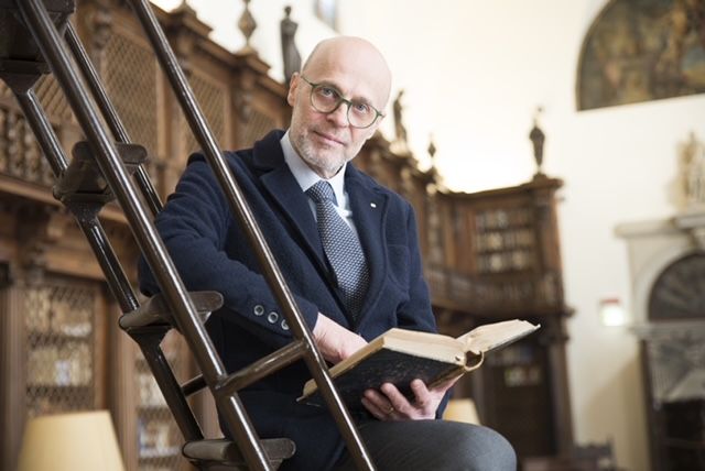 Alberto Galla alla Bertoliana (foto Yuma Martellanz)