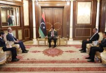 Libia, Al-Menfi discute con l’ambasciatore italiano Alberini gli sviluppi della scena politica