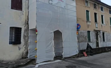 Marano Vicentino: al via il restauro dell’arco del XV secolo in via Ca’ Alta grazie alla donazione di Caffè Carraro Arco Ca’ Alta Marano Vicentino