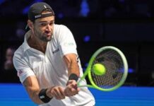 Atp Finals, anche Berrettini si allena a Torino. Prima il calcio tennis, poi il saluto con l’ex coach Santopadre