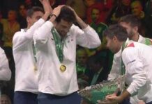 Bolelli alza la Coppa Davis, ma… la rompe (poi l’aggiusta)
