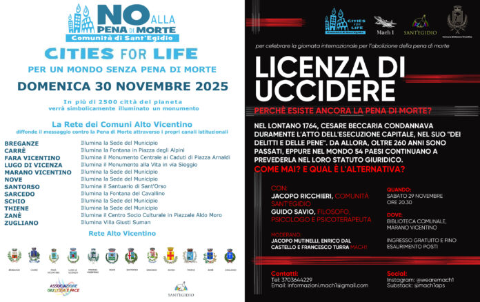 cities for life alto vicentino