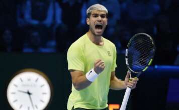 Atp Finals, troppo Alcaraz per Musetti: Lorenzo è eliminato, lo spagnolo rimane in vetta al ranking