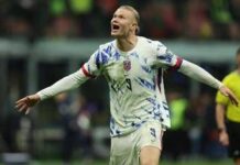 Esposito segna, Adani urla: “Adesso, Erling, lo conosci?”. Ma Haaland fa doppietta