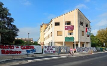 Mappa geopolitica del movimento antimilitarista di Vicenza Ex Istituto Baronio occupato contro le guerre