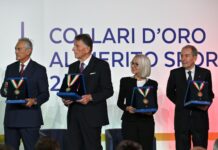 Il Coni conferisce a Lucia Aleotti il Collare d’Oro al merito sportivo