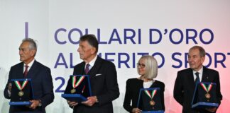 Il Coni conferisce a Lucia Aleotti il Collare d’Oro al merito sportivo