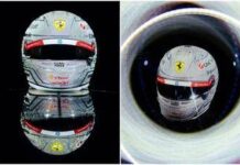 Hamilton, casco speciale e… splendente a Las Vegas