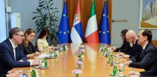 Il presidente serbo Vucic incontra Ciriani “Italia partner importante nel percorso europeo”