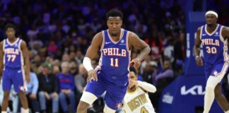 Philadelphia batte Boston di misura, Oklahoma supera Golden State: i risultati della notte Nba