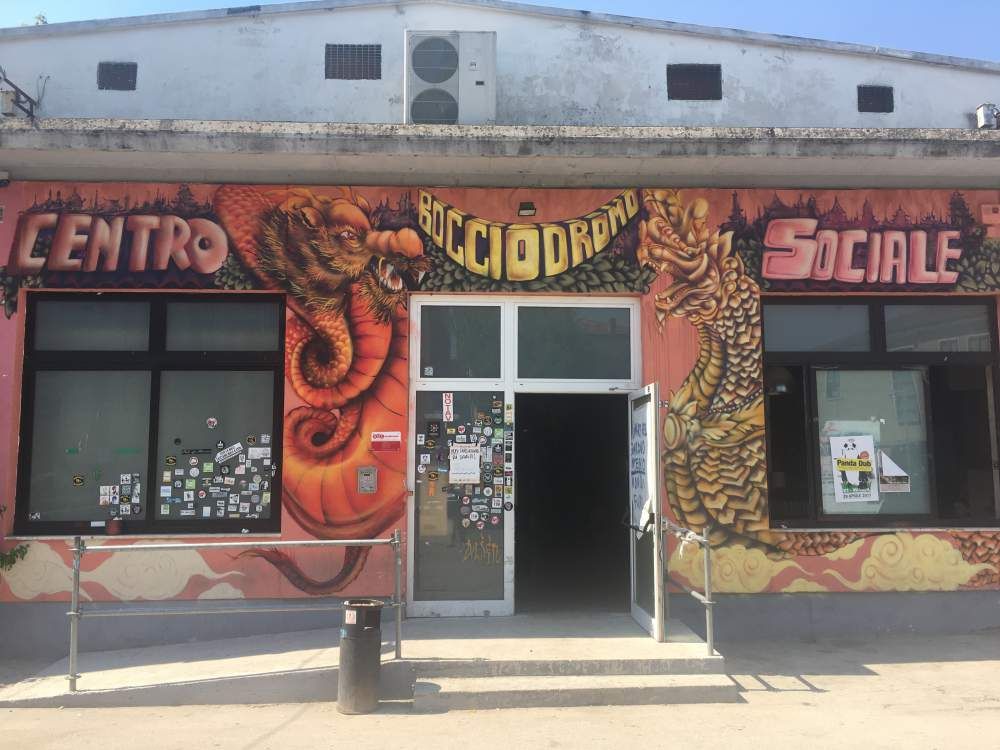L'ex sede del Centro sociale Bocciodromo
