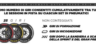 F1, introdotta una limitazione in Qatar: massimo 25 giri per ciascun set di pneumatici