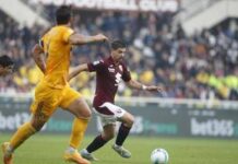 Torino-Pisa 2-2, doppietta di Moreo poi la rimonta granata