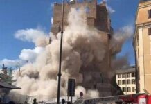 Torre dei Conti, appello degli inquirenti: “Chi ha video del primo crollo si rivolga ai carabinieri”
