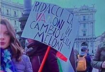 Violenza su donne, Trancassini: “A corteo Roma cartello ‘ridacci la Vanoni in cambio della Meloni'”